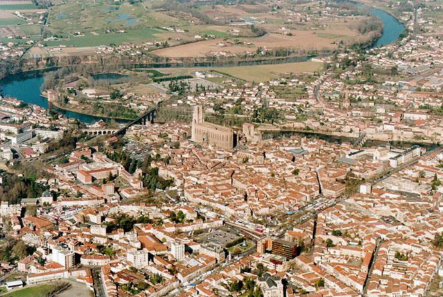 Albi - Immobilier - CENTURY 21 Agence Sainte-Cécile - vue aérienne d'Albi